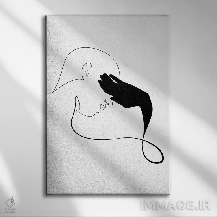 تابلو مخفیگاه اثر ادیلوم - نمای روبهرو روی دیوار