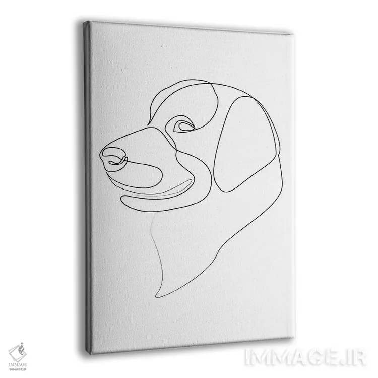 تابلو لبرادور رتریور II (سگ) اثر ادیلوم - نمای پرسپکتیو محصول