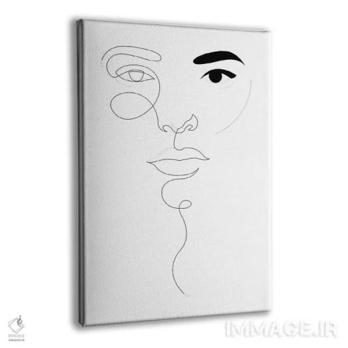 تابلو چهرهٔ نقطهای یکخطی اثر ادیلوم - نمای پرسپکتیو محصول