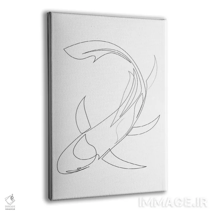 تابلو کوی (ماهی ژاپنی) اثر ادیلوم - نمای پرسپکتیو محصول