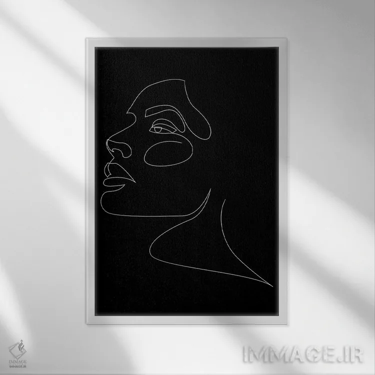 تابلو خیالی و سبک اثر ادیلوم - نمای قابدار سفید