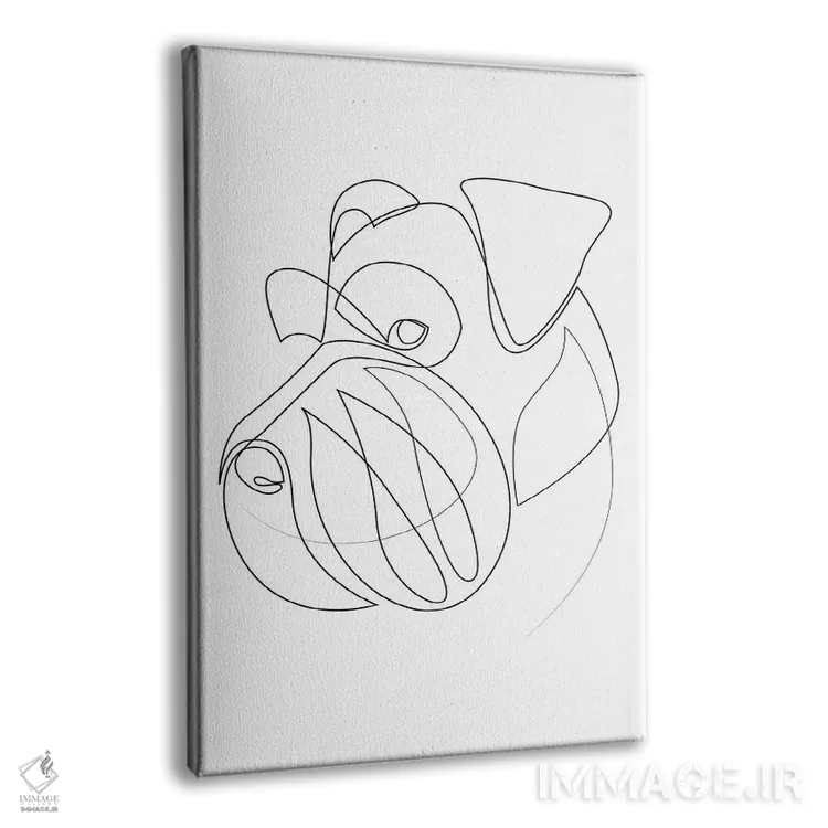 تابلو میتلشنوزر (سگ) اثر ادیلوم - نمای پرسپکتیو محصول