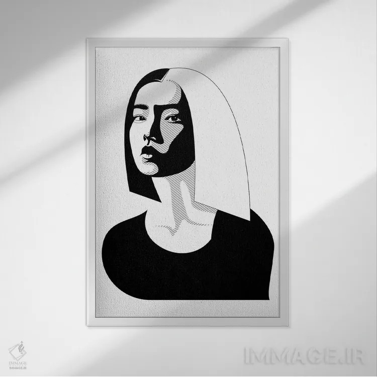 تابلو LMS I اثر ادیلوم - نمای قابدار سفید
