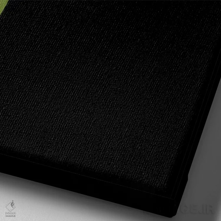 تابلو لالهها بر زمینهٔ مشکی I اثر ونسا آستین - نمای نزدیک بافت بوم