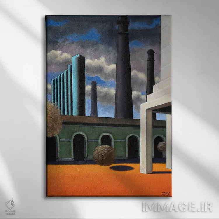 تابلو آینده III اثر آندریا واندونی - نمای روبهرو روی دیوار