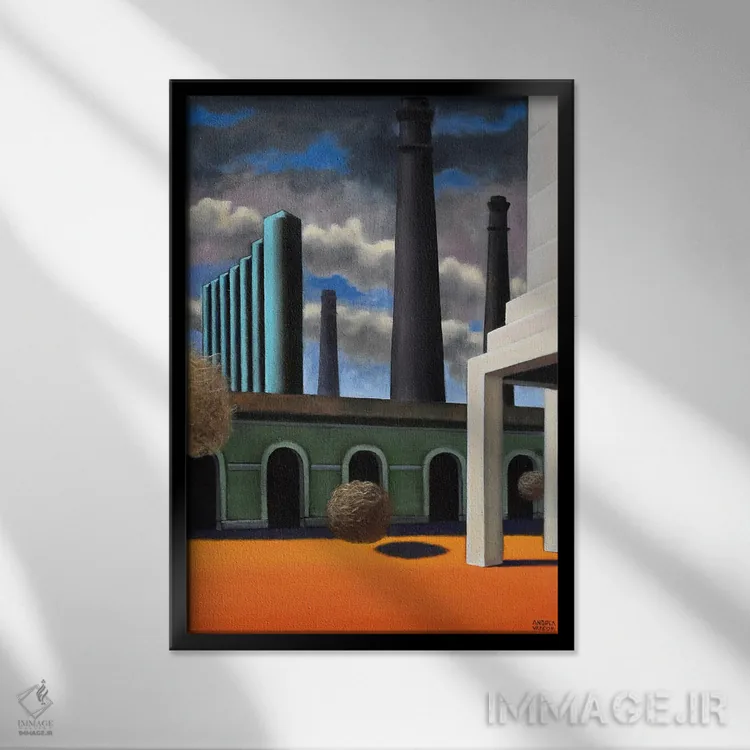 تابلو آینده III اثر آندریا واندونی - نمای قابدار مشکی