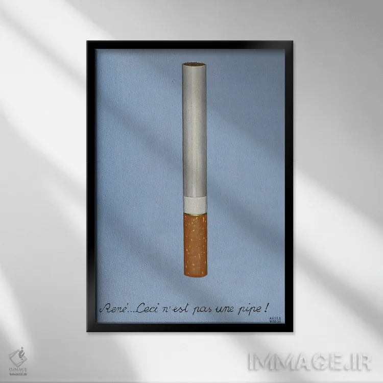 تابلو عینیت III اثر آندریا واندونی - نمای قابدار مشکی