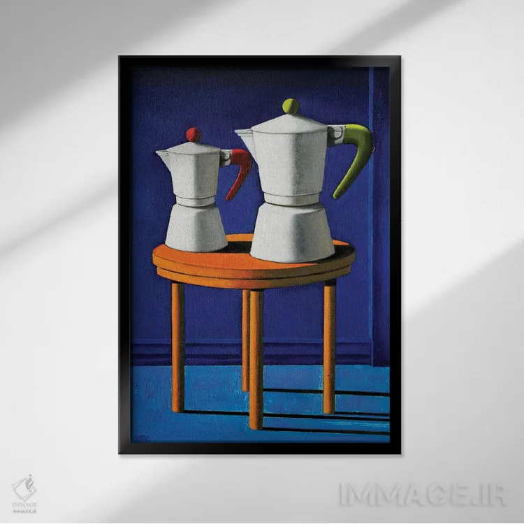 تابلو صبح خاموش II اثر آندریا واندونی - نمای قابدار مشکی