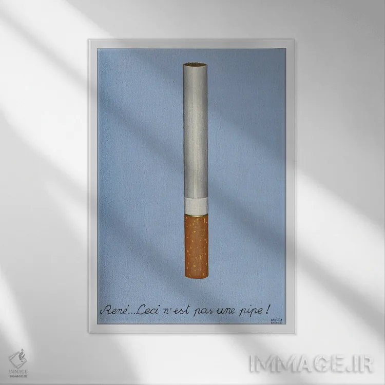 تابلو عینیت III اثر آندریا واندونی - نمای قابدار سفید