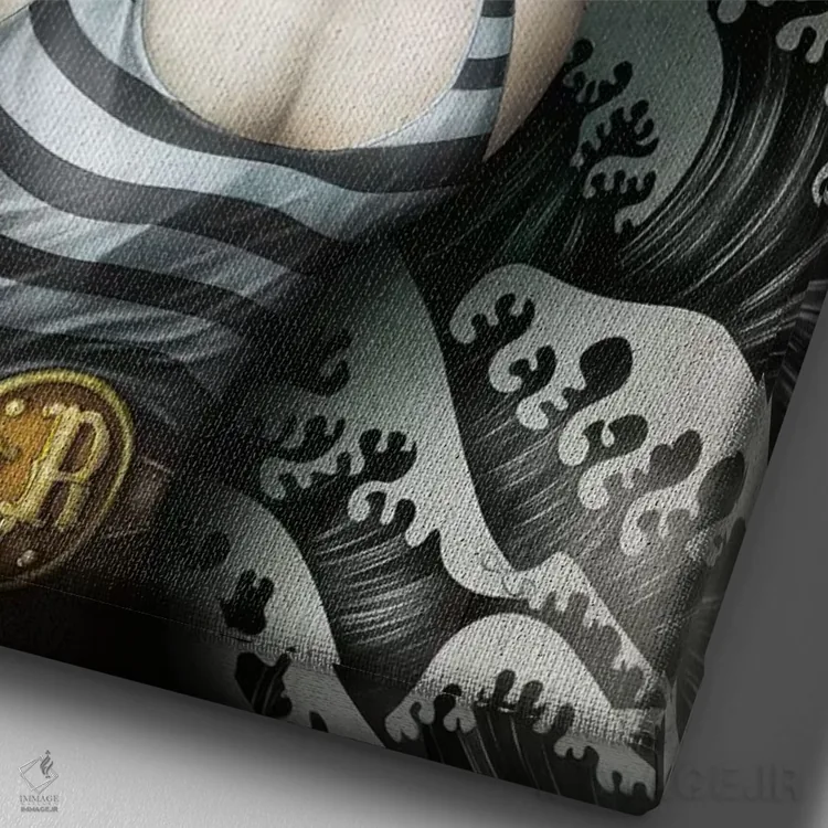 تابلو لو ردوتابل (نام خاص فرانسوی) اثر آنتنور ون خان - نمای نزدیک بافت بوم