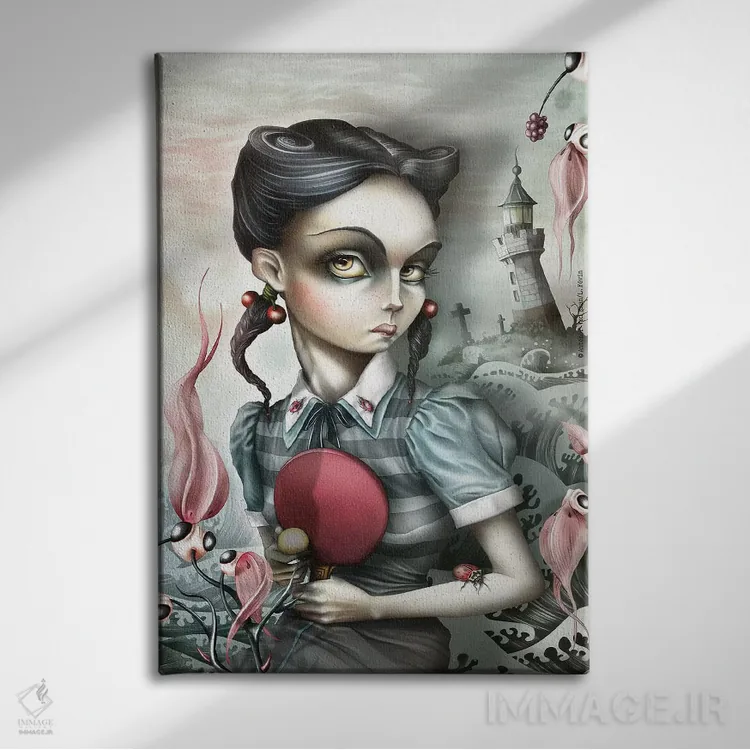 تابلو میلدرِد تاکوتاک (نام خاص) اثر آنتنور ون خان - نمای روبهرو روی دیوار