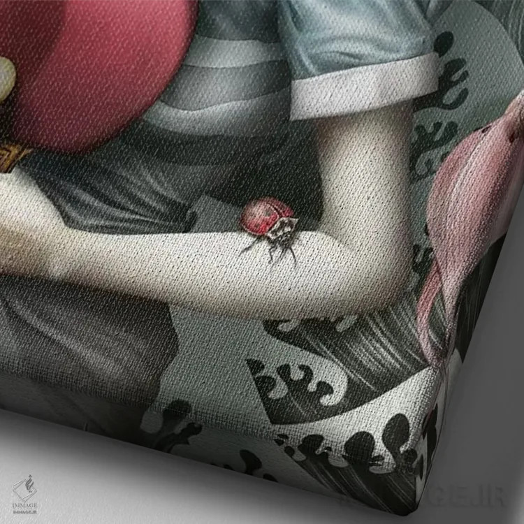 تابلو میلدرِد تاکوتاک (نام خاص) اثر آنتنور ون خان - نمای نزدیک بافت بوم