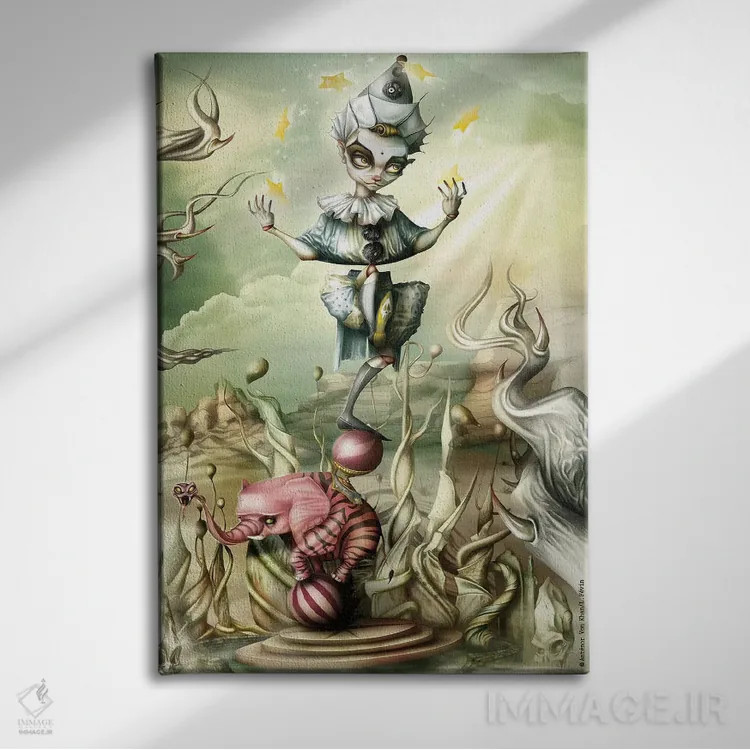 تابلو ستارهای که هستیم اثر آنتنور ون خان - نمای روبهرو روی دیوار