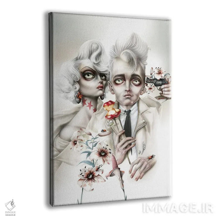 تابلو رولت روسی (بازی) اثر آنتنور ون خان - نمای پرسپکتیو محصول