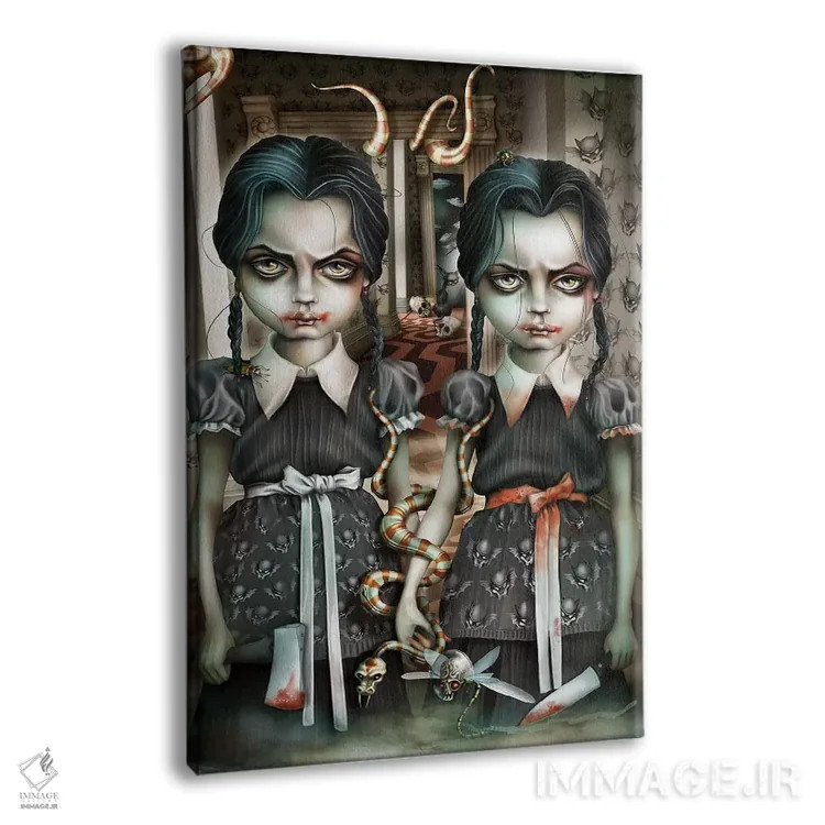 تابلو تیغ یا زهر اثر آنتنور ون خان - نمای پرسپکتیو محصول