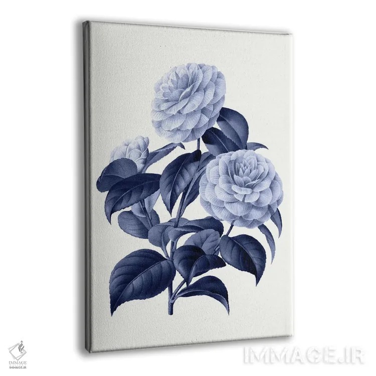 تابلو گیاهشناسی آبی قدیمی X اثر امیلی وینتیج کو (برند/استودیو) - نمای پرسپکتیو محصول