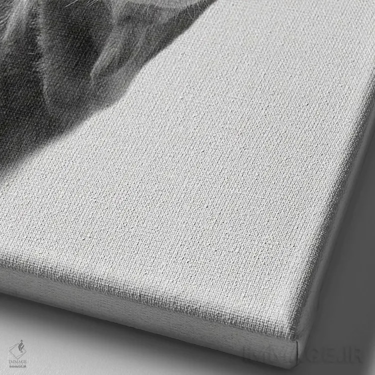 تابلو گاو II اثر امیلی وینتیج کو (برند/استودیو) - نمای نزدیک بافت بوم