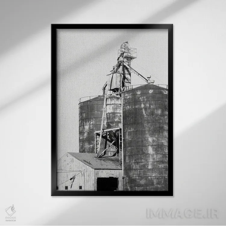 تابلو سیلوها اثر امیلی وینتیج کو (برند/استودیو) - نمای قابدار مشکی