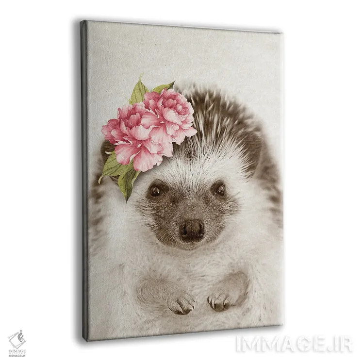 تابلو جوجهتیغی گلدار اثر امیلی وینتیج کو (برند/استودیو) - نمای پرسپکتیو محصول