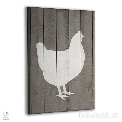 تابلو مرغ روستایی اثر امیلی وینتیج کو (برند/استودیو) - نمای پرسپکتیو محصول