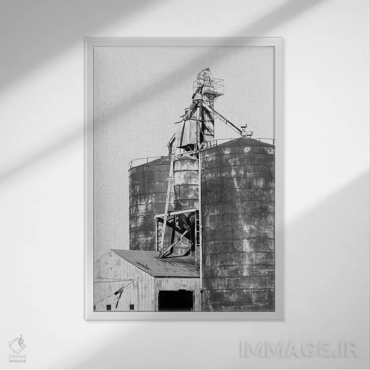 تابلو سیلوها اثر امیلی وینتیج کو (برند/استودیو) - نمای قابدار سفید
