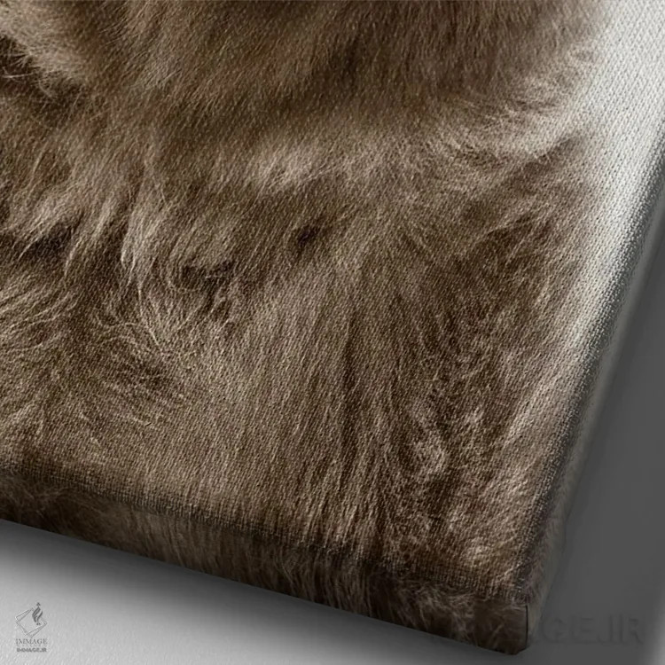 تابلو خرس گلدار اثر امیلی وینتیج کو (برند/استودیو) - نمای نزدیک بافت بوم