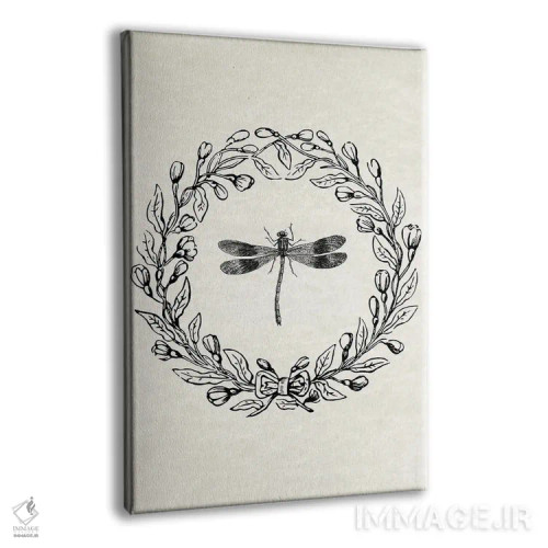 تابلو حلقه سنجاقک اثر امیلی وینتیج کو (برند/استودیو) - نمای پرسپکتیو محصول