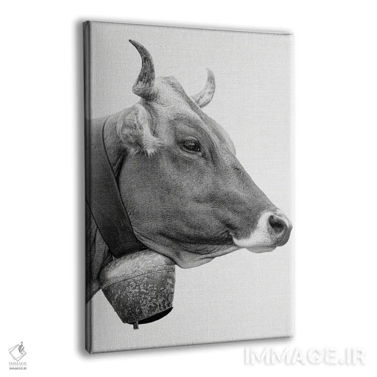 تابلو گاو زنگولهدار اثر امیلی وینتیج کو (برند/استودیو) - نمای پرسپکتیو محصول