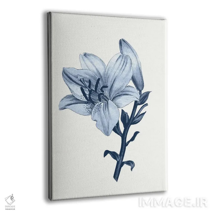 تابلو گیاهشناسی آبی قدیمی III اثر امیلی وینتیج کو (برند/استودیو) - نمای پرسپکتیو محصول