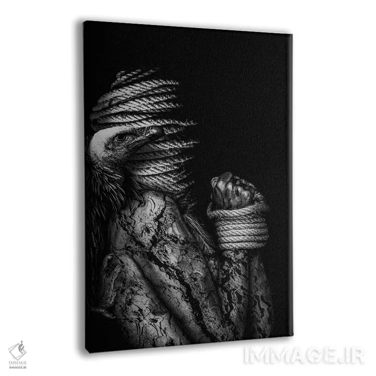 تابلو زن ترسناک، عقاب اثر آدریان ویریو - نمای پرسپکتیو محصول