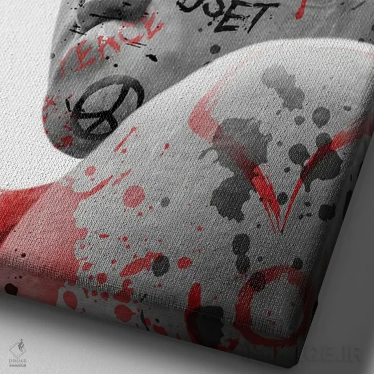 تابلو منظرهیاب فوکوس اثر آدریان ویریو - نمای نزدیک بافت بوم