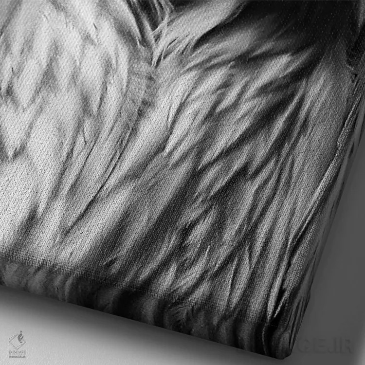 تابلو عقاب پادشاه اثر آدریان ویریو - نمای نزدیک بافت بوم