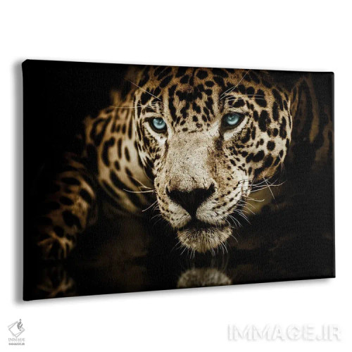 تابلو صورت جگوار اثر آدریان ویریو - نمای پرسپکتیو محصول