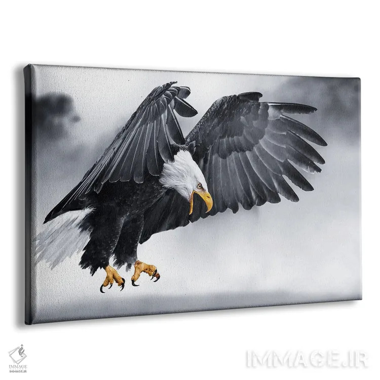 تابلو عقاب در شکار اثر آدریان ویریو - نمای پرسپکتیو محصول