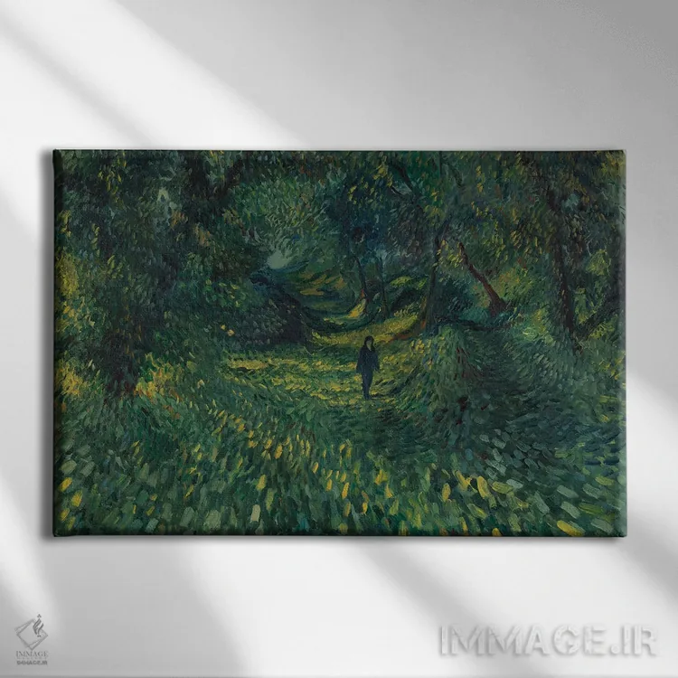 تابلو ذهن ضعیف اثر الکساندر واشاکمدزه - نمای روبهرو روی دیوار