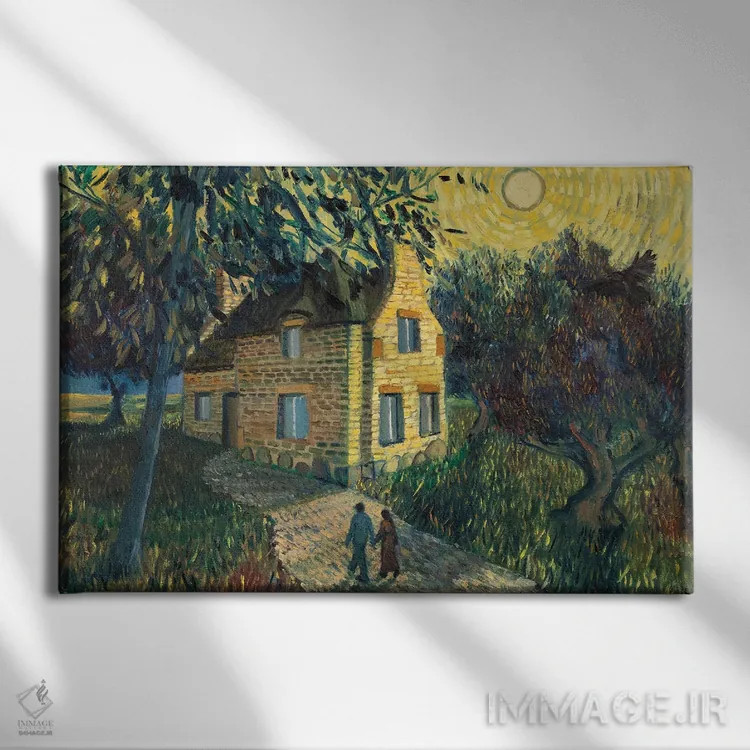 تابلو امنیت از دست رفته اثر الکساندر واشاکمدزه - نمای روبهرو روی دیوار