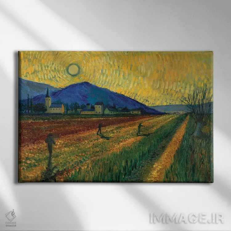 تابلو شکلگیری اثر الکساندر واشاکمدزه - نمای روبهرو روی دیوار