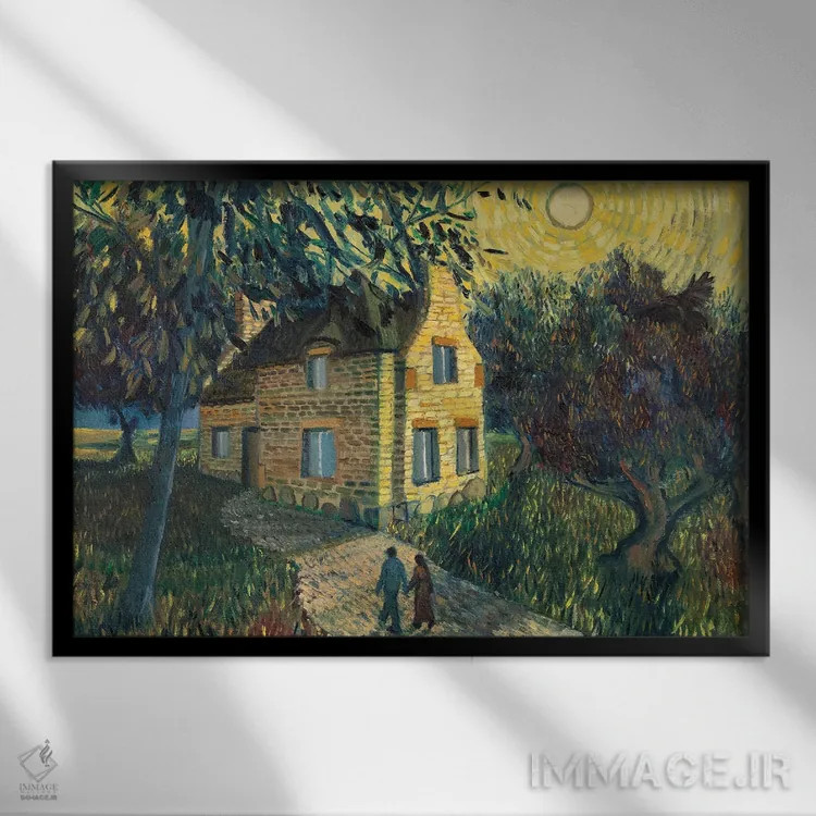 تابلو امنیت از دست رفته اثر الکساندر واشاکمدزه - نمای قابدار مشکی