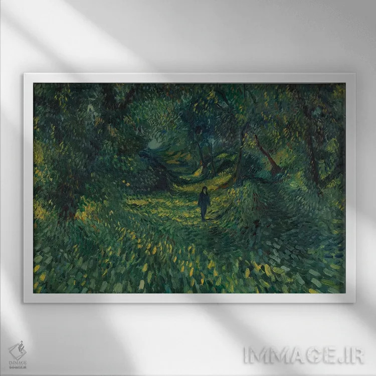 تابلو ذهن ضعیف اثر الکساندر واشاکمدزه - نمای قابدار سفید