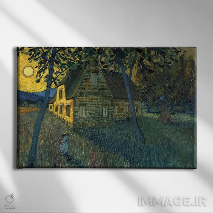 تابلو روزنهای از خاطره اثر الکساندر واشاکمدزه - نمای روبهرو روی دیوار