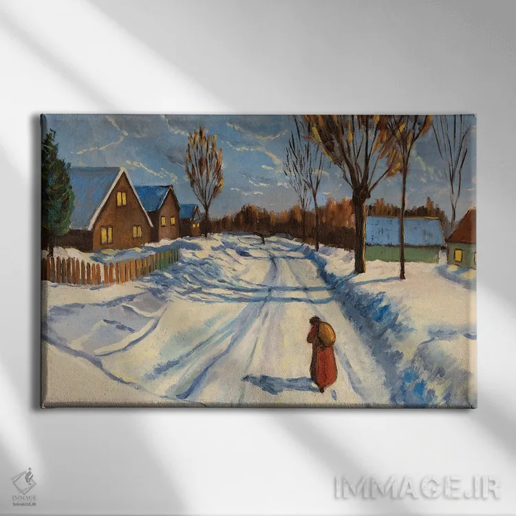 تابلو ترک خانه اثر الکساندر واشاکمدزه - نمای روبهرو روی دیوار