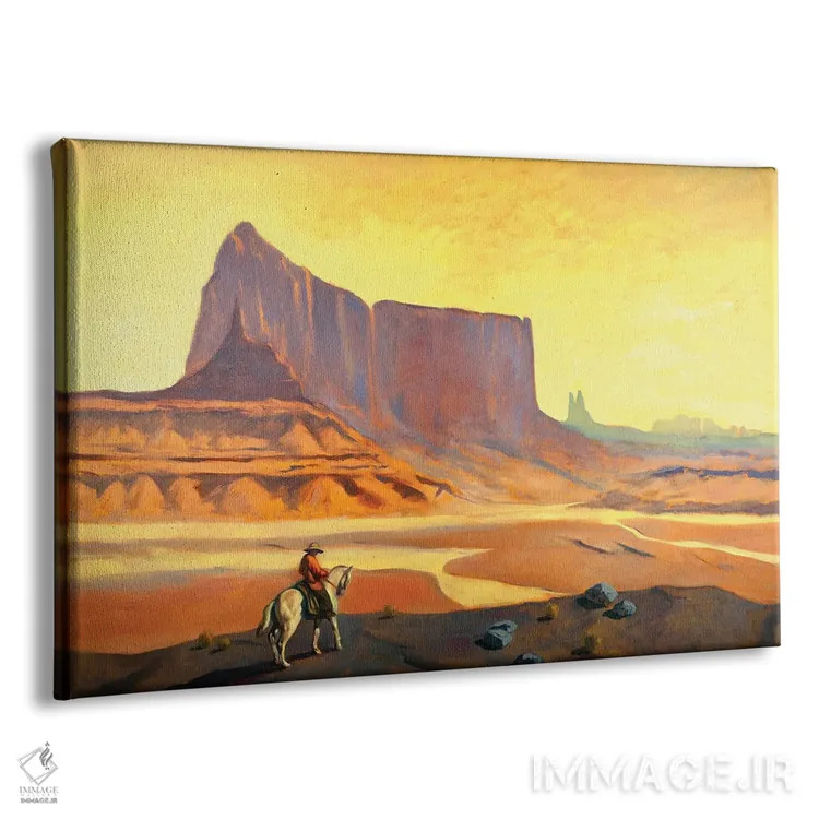 تابلو پیروزی پادشاه شجاع اثر الکساندر واشاکمدزه - نمای پرسپکتیو محصول