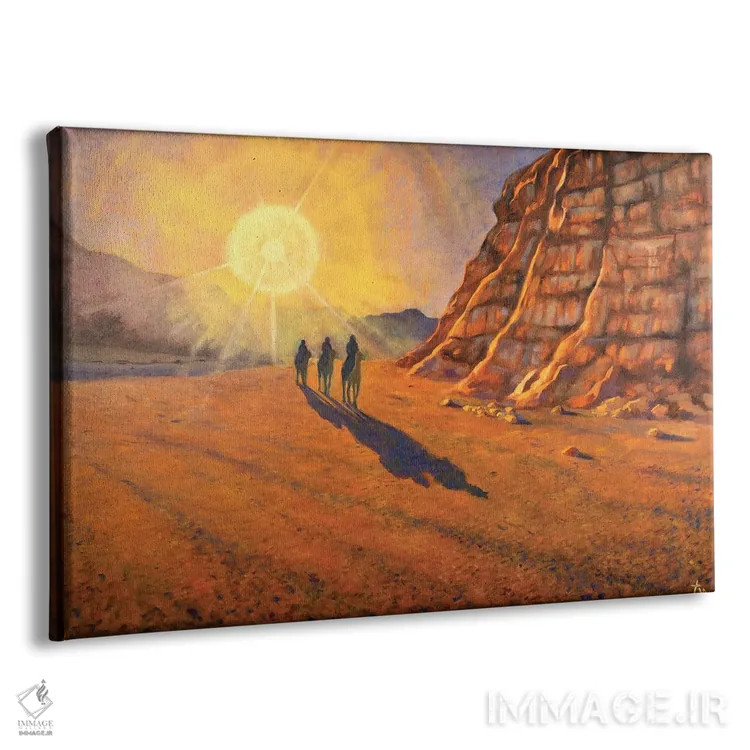 تابلو مکاشفه تثلیث (مفهوم معنویتی) اثر الکساندر واشاکمدزه - نمای پرسپکتیو محصول