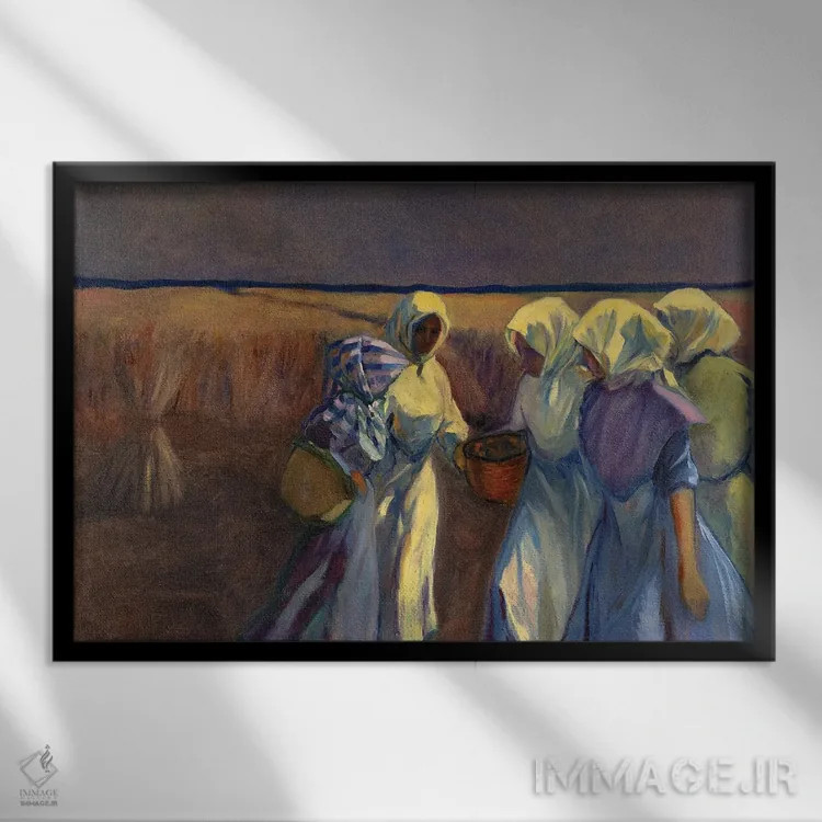 تابلو ناگفته اثر الکساندر واشاکمدزه - نمای قابدار مشکی