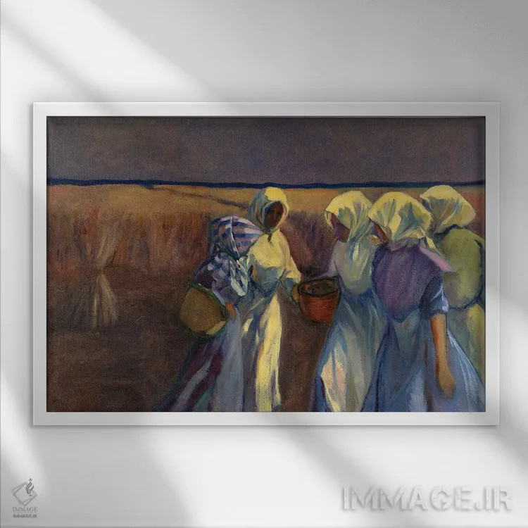 تابلو ناگفته اثر الکساندر واشاکمدزه - نمای قابدار سفید