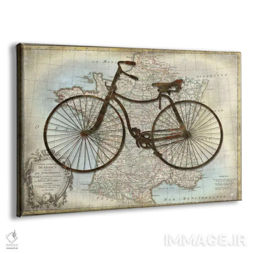 تابلو دوچرخهسواری در فرانسه اثر آماندا وید - نمای پرسپکتیو محصول