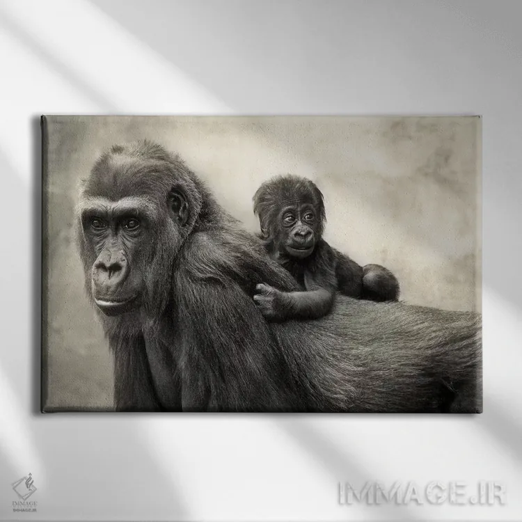 تابلو زندگی اثر آنتیه ونه-براون - نمای روبهرو روی دیوار