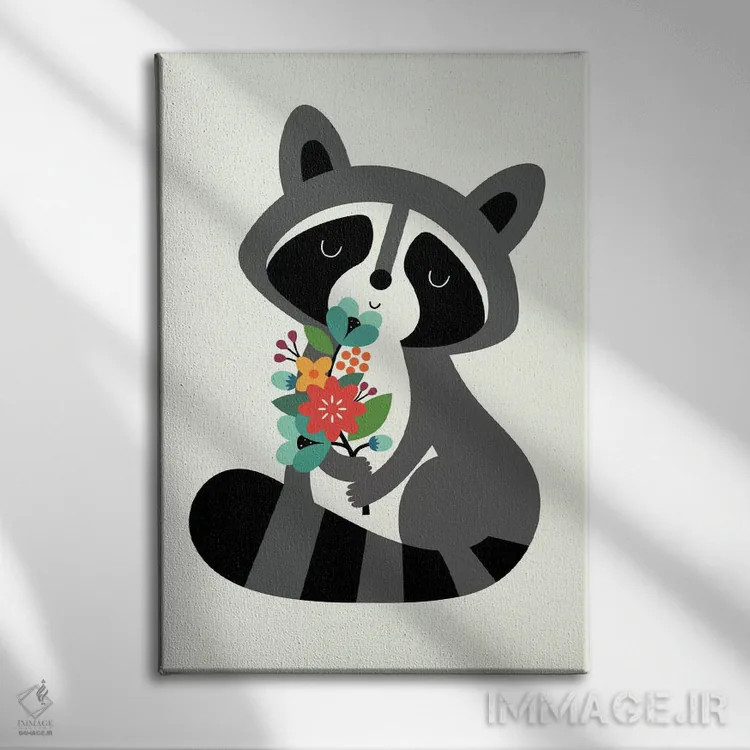 تابلو روز زیبا اثر اندی وستفِیس - نمای روبهرو روی دیوار