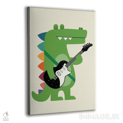 تابلو کروکودیل راک اثر اندی وستفِیس - نمای پرسپکتیو محصول