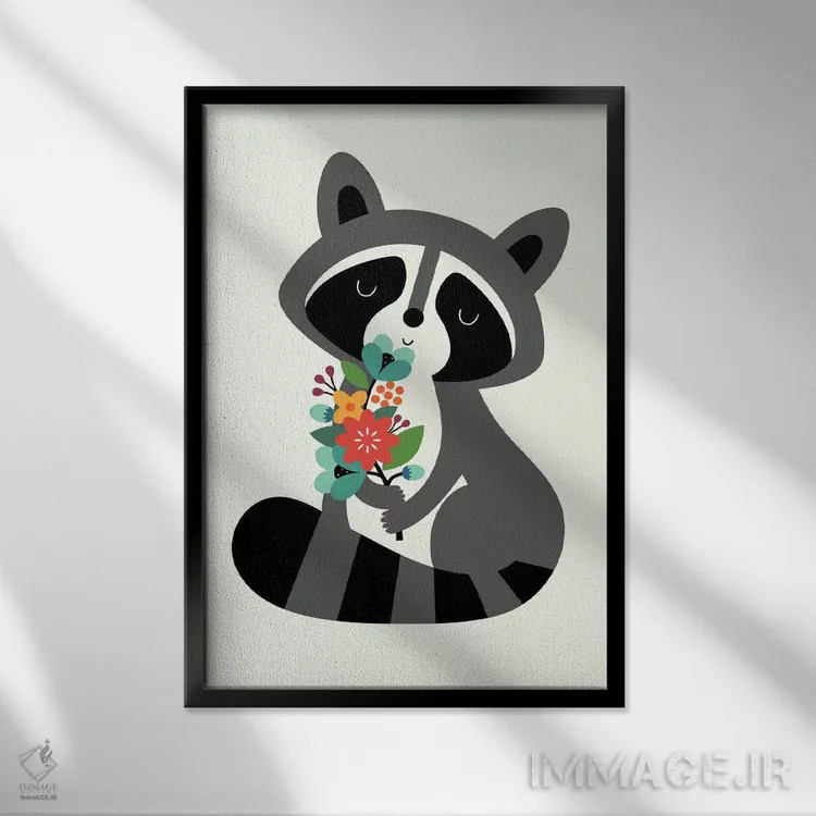 تابلو روز زیبا اثر اندی وستفِیس - نمای قابدار مشکی